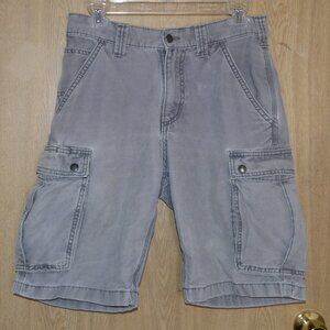 Carhartt Relaxed Fit Cargo Utility Work Grey Shorts